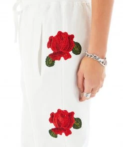 CARMAR ROSE EMBROIDERED SWEATPANTS