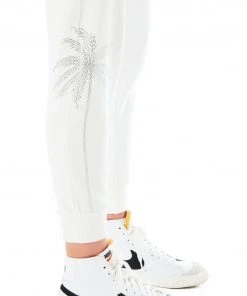 CARMAR RHINESTONE PALM TREE SWEATPANTS