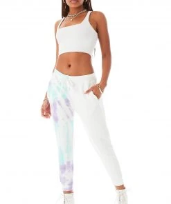 CARMAR SPLICED TIE DYE SWEATPANTS