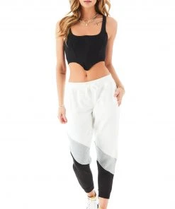 CARMAR DIAGONAL COLOR BLOCK SWEATPANTS