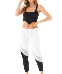 CARMAR DIAGONAL COLOR BLOCK SWEATPANTS