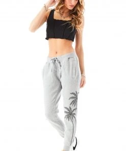 CARMAR RHINESTONE PALM TREE SWEATPANTS