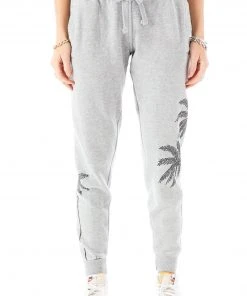 CARMAR RHINESTONE PALM TREE SWEATPANTS
