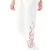 CARMAR RHINESTONE FLAME SWEATPANTS