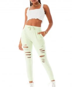 CARMAR RIPPED SWEATPANTS