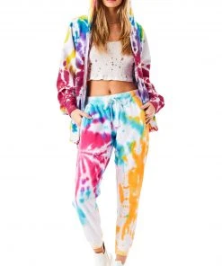 CARMAR FIREWORK TIE DYE SWEATPANTS