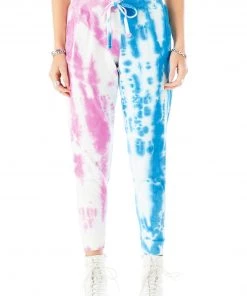 CARMAR SPLICED TIE DYE SWEATPANTS