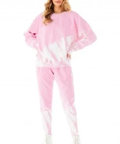 CARMAR DIAGONAL DIP TIE DYE SWEATPANTS