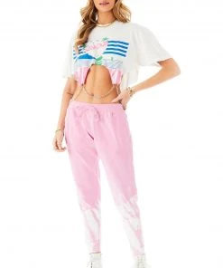 CARMAR DIAGONAL DIP TIE DYE SWEATPANTS