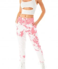 CARMAR CRYSTAL TIE DYE SWEATPANTS