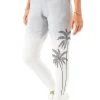 CARMAR RHINESTONE PALM TREE DIP DYE SWEATPANTS