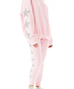 CARMAR SILVER STAR PATCH SWEATPANTS