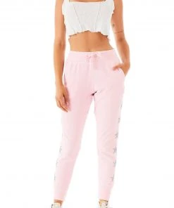 CARMAR SILVER STAR PATCH SWEATPANTS