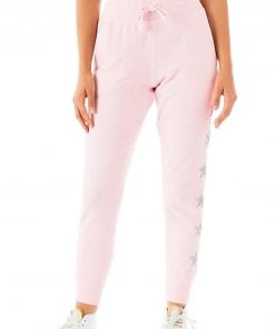 CARMAR SILVER STAR PATCH SWEATPANTS