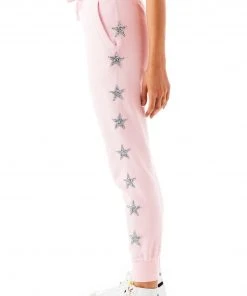 CARMAR SILVER STAR PATCH SWEATPANTS