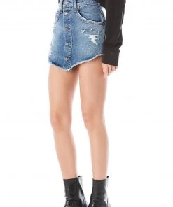 Carmar Denim LEATRICE RAMONA BUTTON FRONT SKIRT SALE