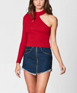 Carmar Denim SALE CUT OUT SHOULDER SWEATER