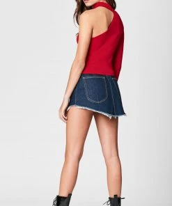 Carmar Denim SALE CUT OUT SHOULDER SWEATER