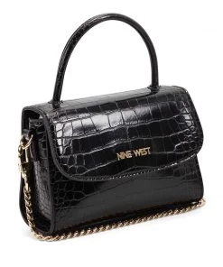 Nine West Handbags Dayle Mini Top Handle Flap