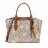 Nine West Handbags Paisley Jet Set Satchel