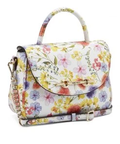 Nine West Handbags Addy Mini Top Handle Flap