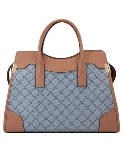 Nine West Handbags Branwen Jet Set Satchel