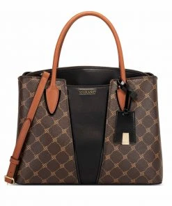 Nine West Handbags Lorraine Large Jet Set Satchel