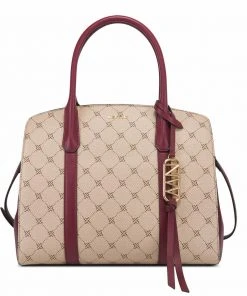 Nine West Handbags Marianna Triple Compartment Satchel