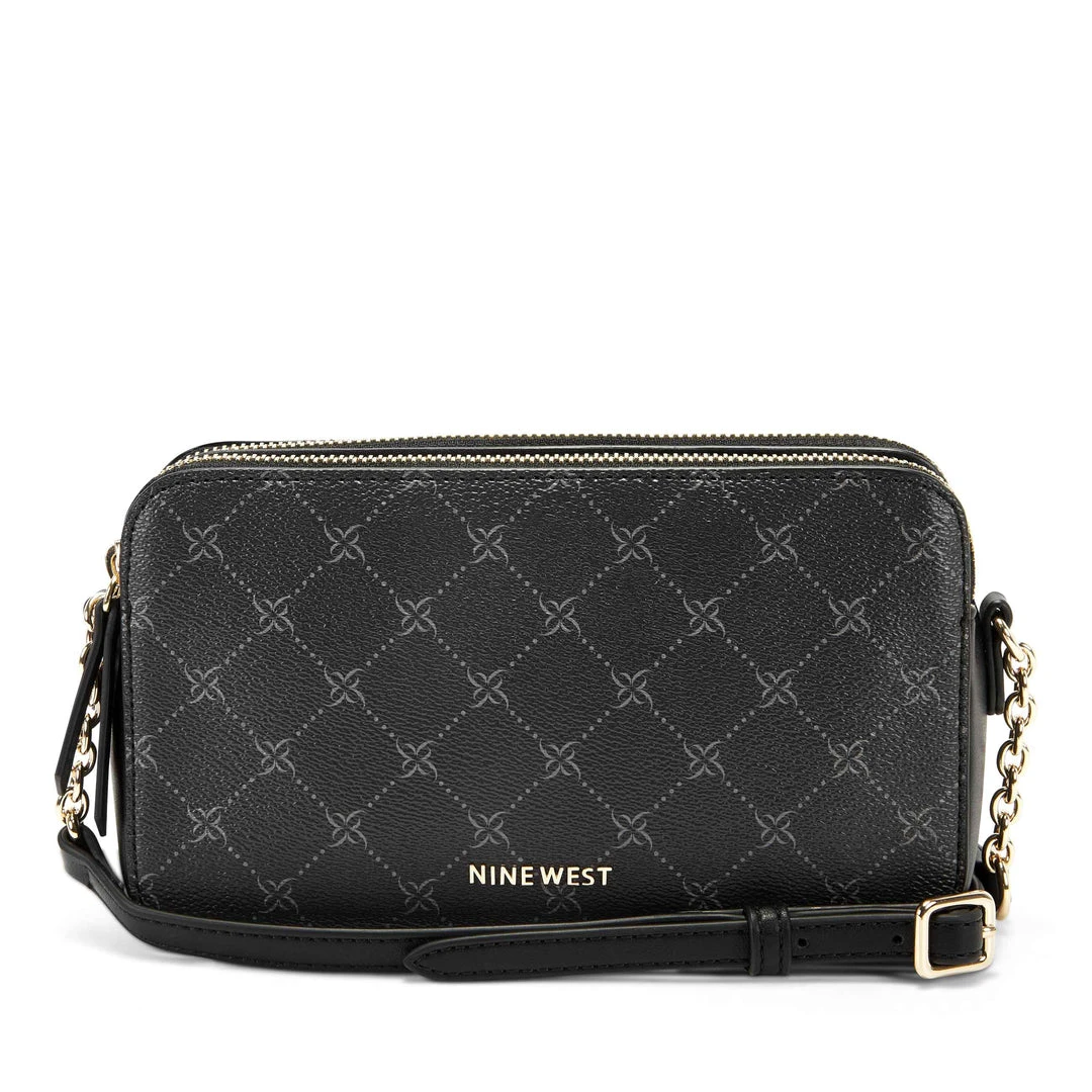 Nine West Handbags Penny Double Zip Crossbody 3 Nine West Handbags Penny Double Zip Crossbody