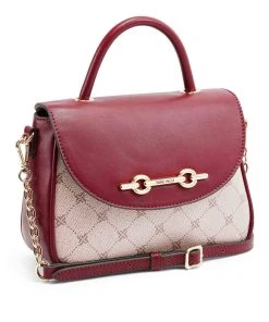 Nine West Handbags Addy Mini Top Handle Flap