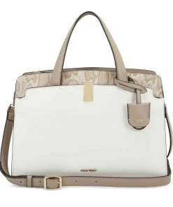Nine West Handbags Amber Jet Set Satchel