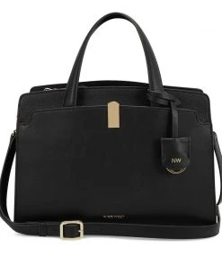 Nine West Handbags Amber Jet Set Satchel