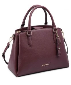 Nine West Handbags Tansy Jet Set Satchel
