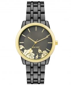 Nine West Watches Floral Dial Watch