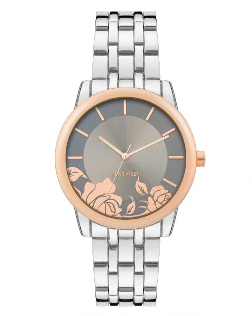 Nine West Watches Floral Dial Watch