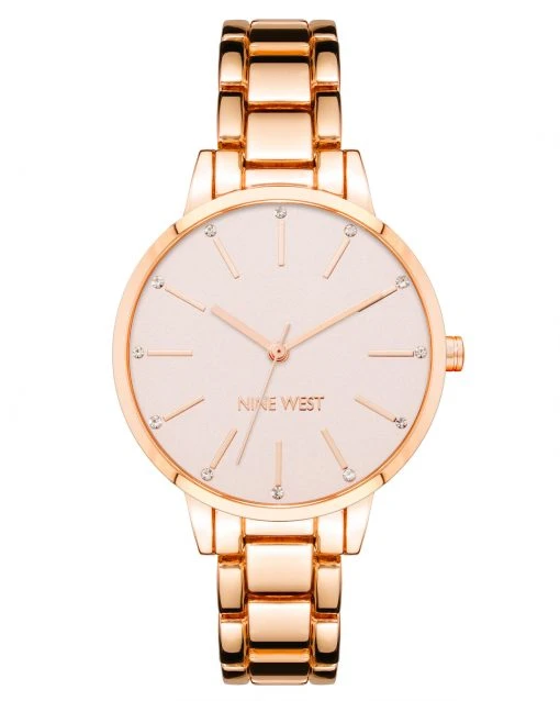 Nine West Watches Crystal Accented Bracelet Watch