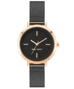 Nine West Watches Minimalist Mesh Bracelet Watch