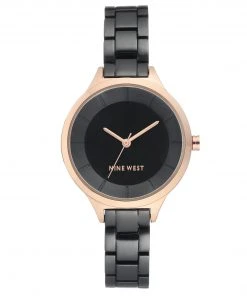 Nine West Watches Bracelet Watch With Contrasting Case