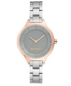 Nine West Watches Bracelet Watch With Contrasting Case