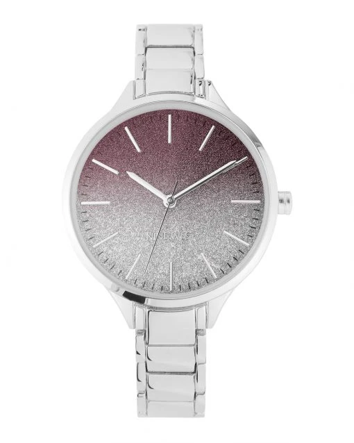 Nine West Watches Glitter Ombre Dial Watch