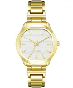 Nine West Watches Semi Square Case Bracelet Watch