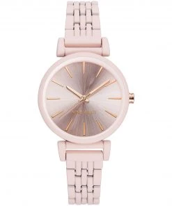 Nine West Watches Rubberized Bracelet Watch
