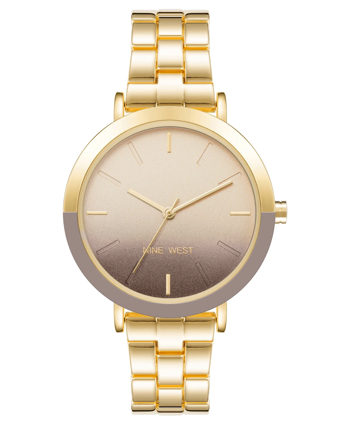 Nine West Watches Two-Tone Bezel Bracelet Watch 3 Nine West Watches Two-Tone Bezel Bracelet Watch