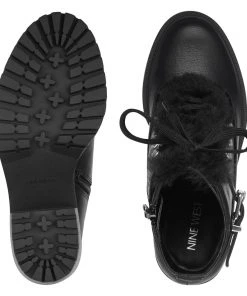 Nine West Iagree Lace Up Booties Boots & Booties