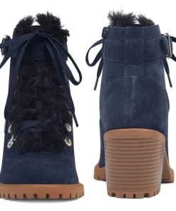 Nine West Iagree Lace Up Booties Boots & Booties