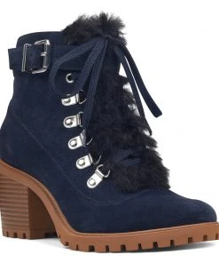 Nine West Iagree Lace Up Booties Boots & Booties
