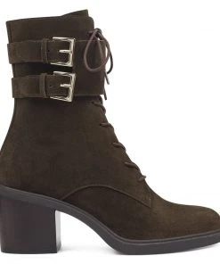 Nine West Fynndelle Lace Up Booties Boots & Booties