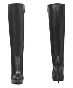 Nine West Quizme Wide Calf Platform Boots