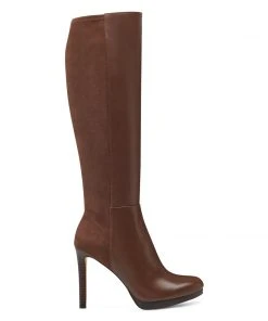 Nine West Quizme Wide Calf Platform Boots High Impact Platforms