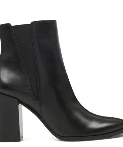 Nine West Watchme Block Heeled Booties